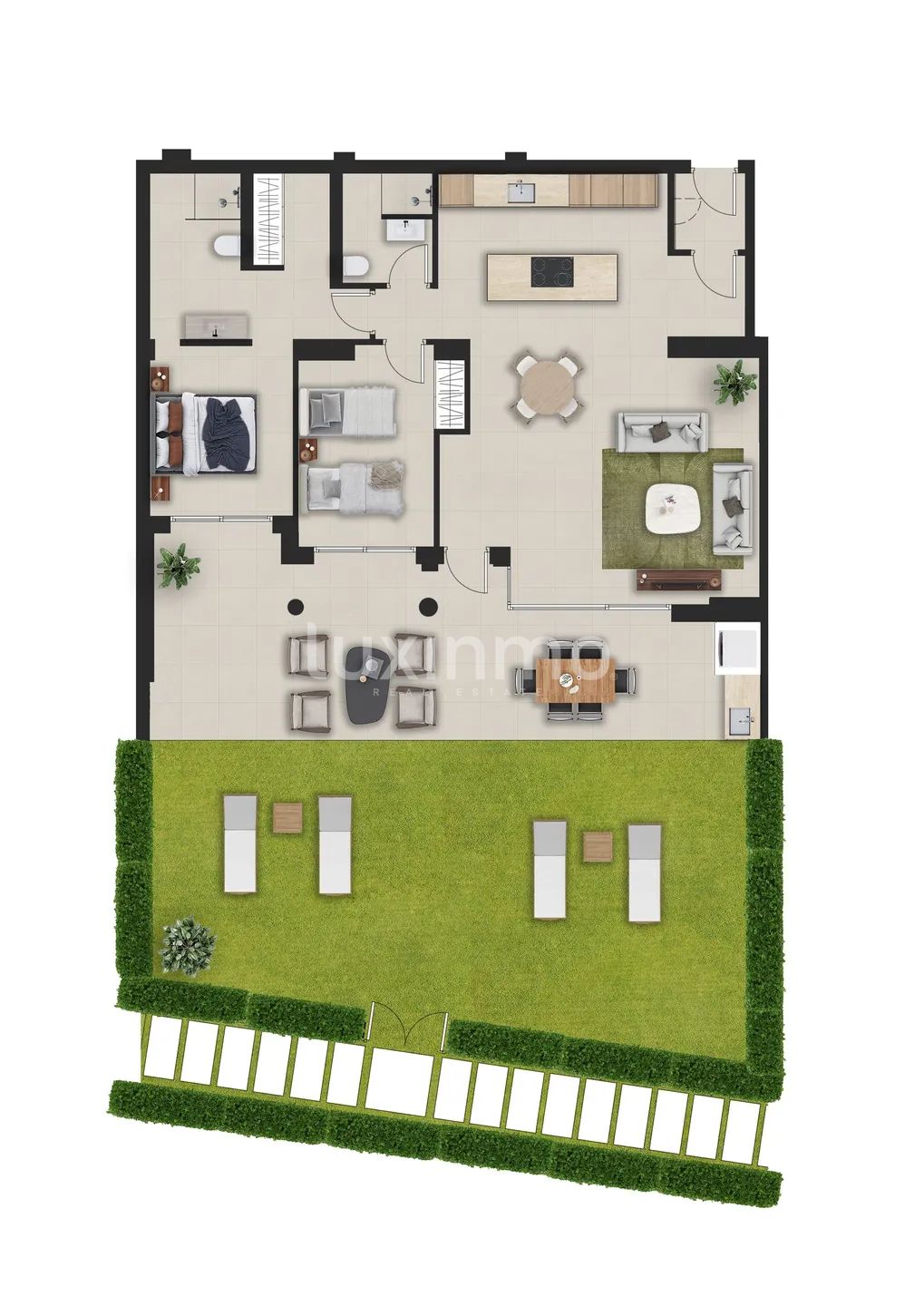 Modern Bungalow in Pedreguer — Floor Plan 1