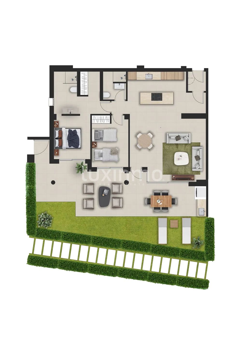 Modern Bungalow in Pedreguer — Floor Plan 1