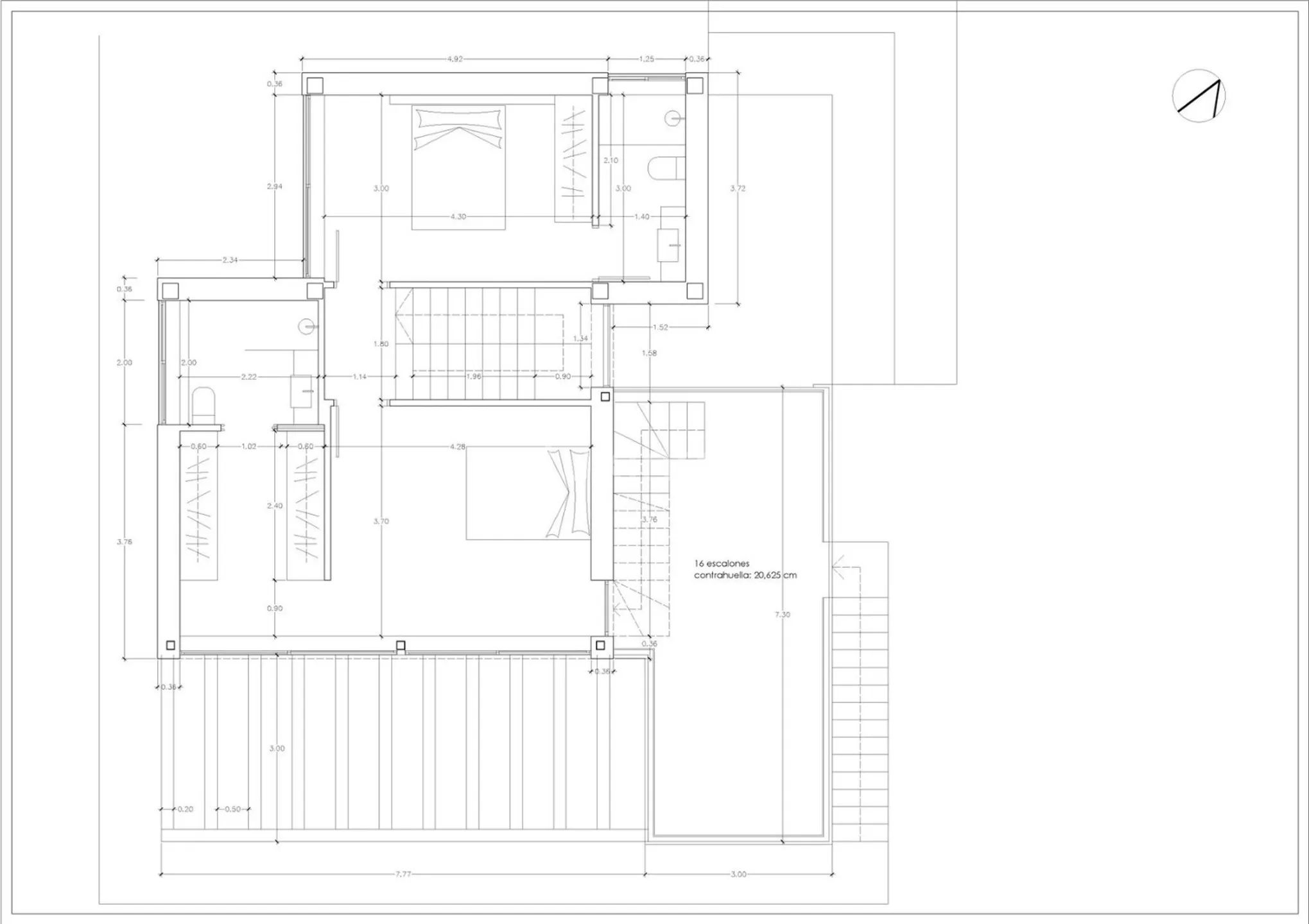 Luxe, moderne villa te koop in Finestrat — Floor Plan 2