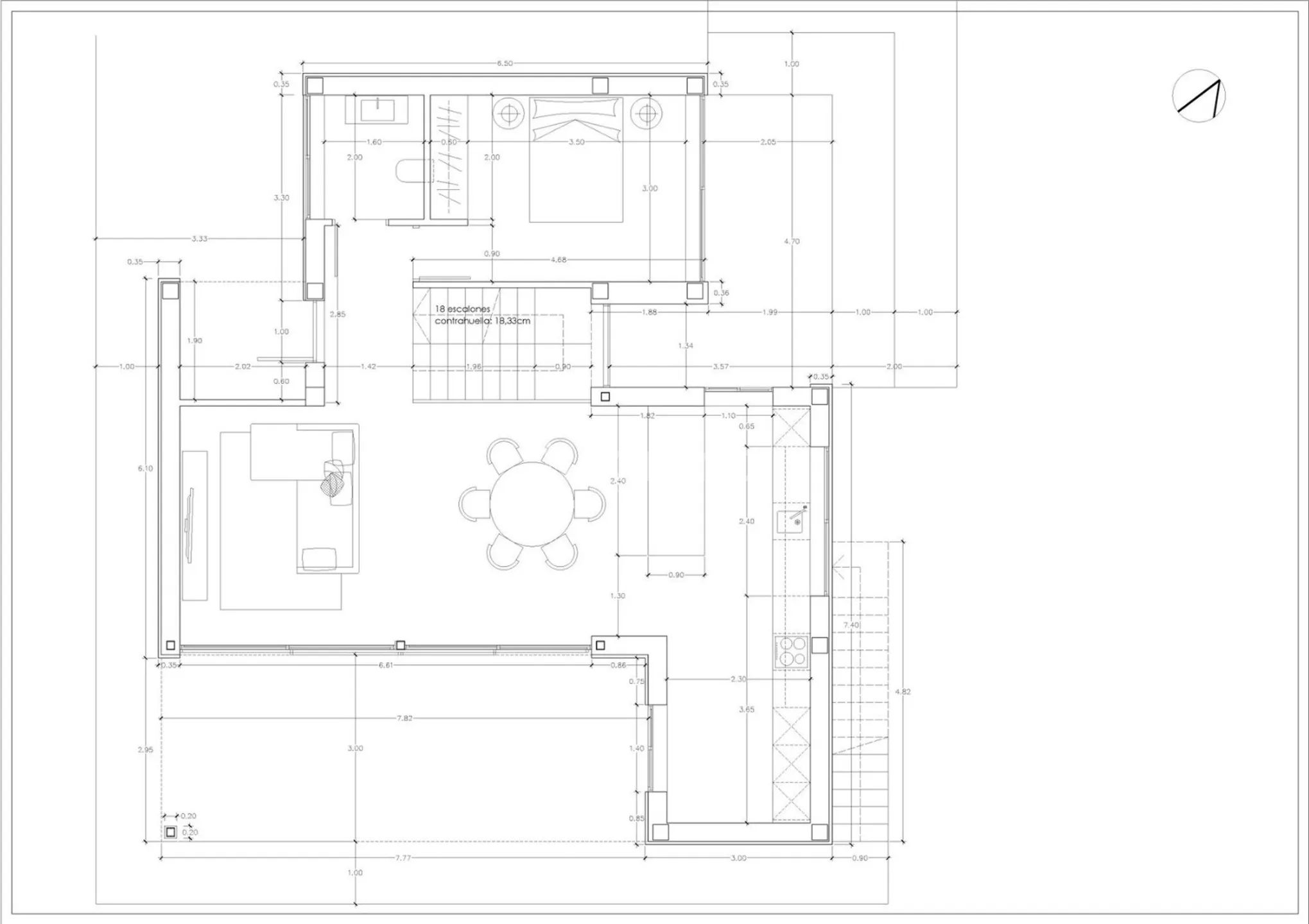 Luxe, moderne villa te koop in Finestrat — Floor Plan 1