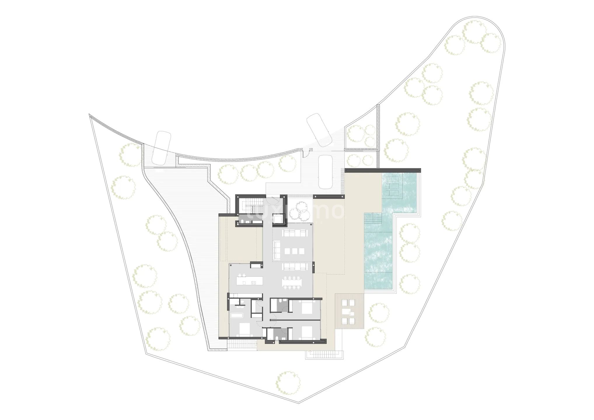 Exclusive luxury villa with panoramic sea views in Moraira — Floor Plan 4