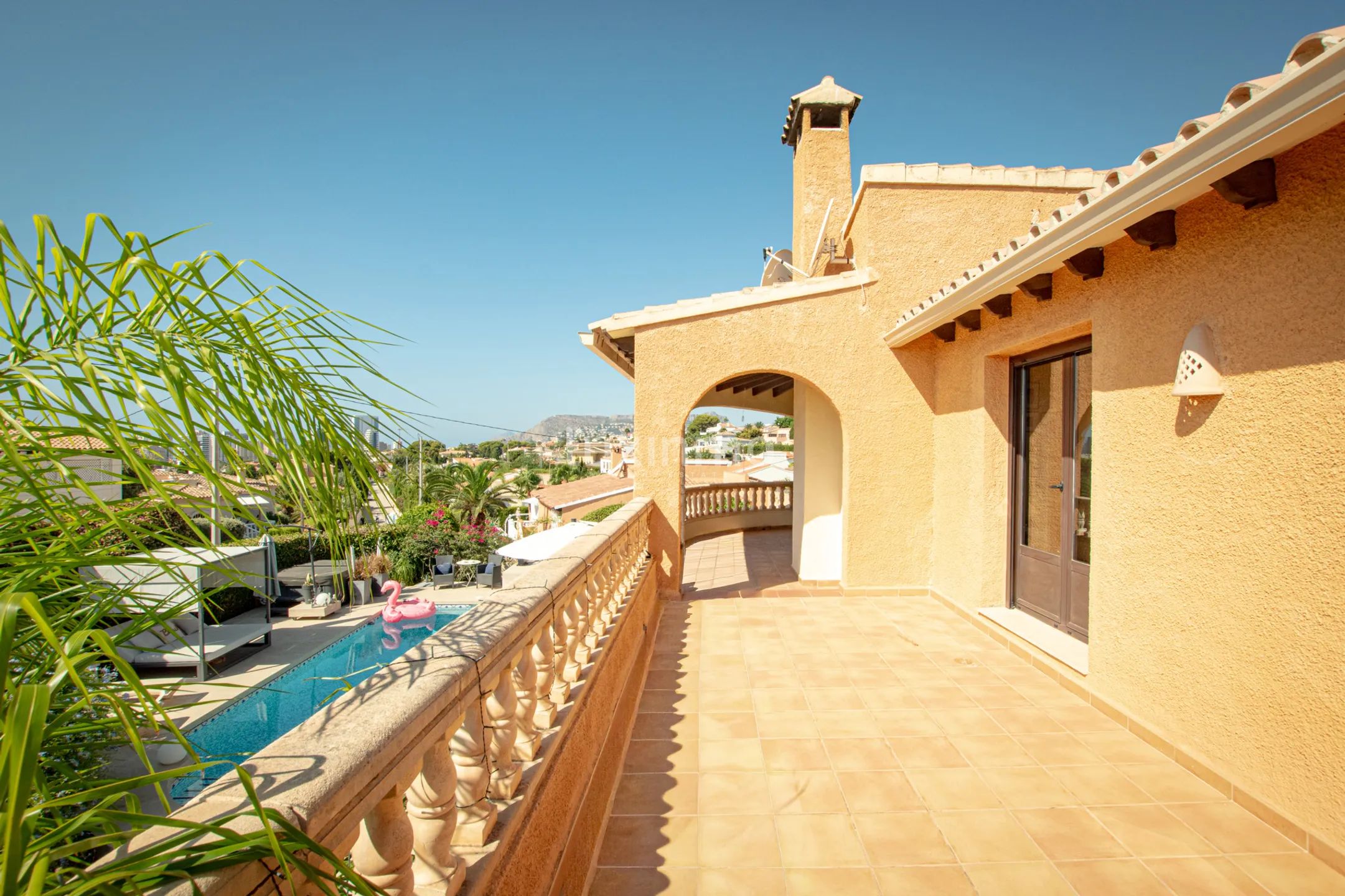 Villa mediterránea con vistas panorámicas y al mar en Calpe — photo 49