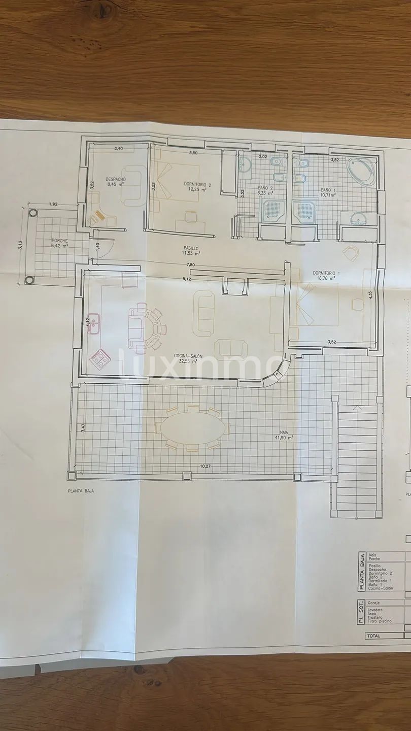 Spacious Mediterranean Villa in Jávea — Floor Plan 1