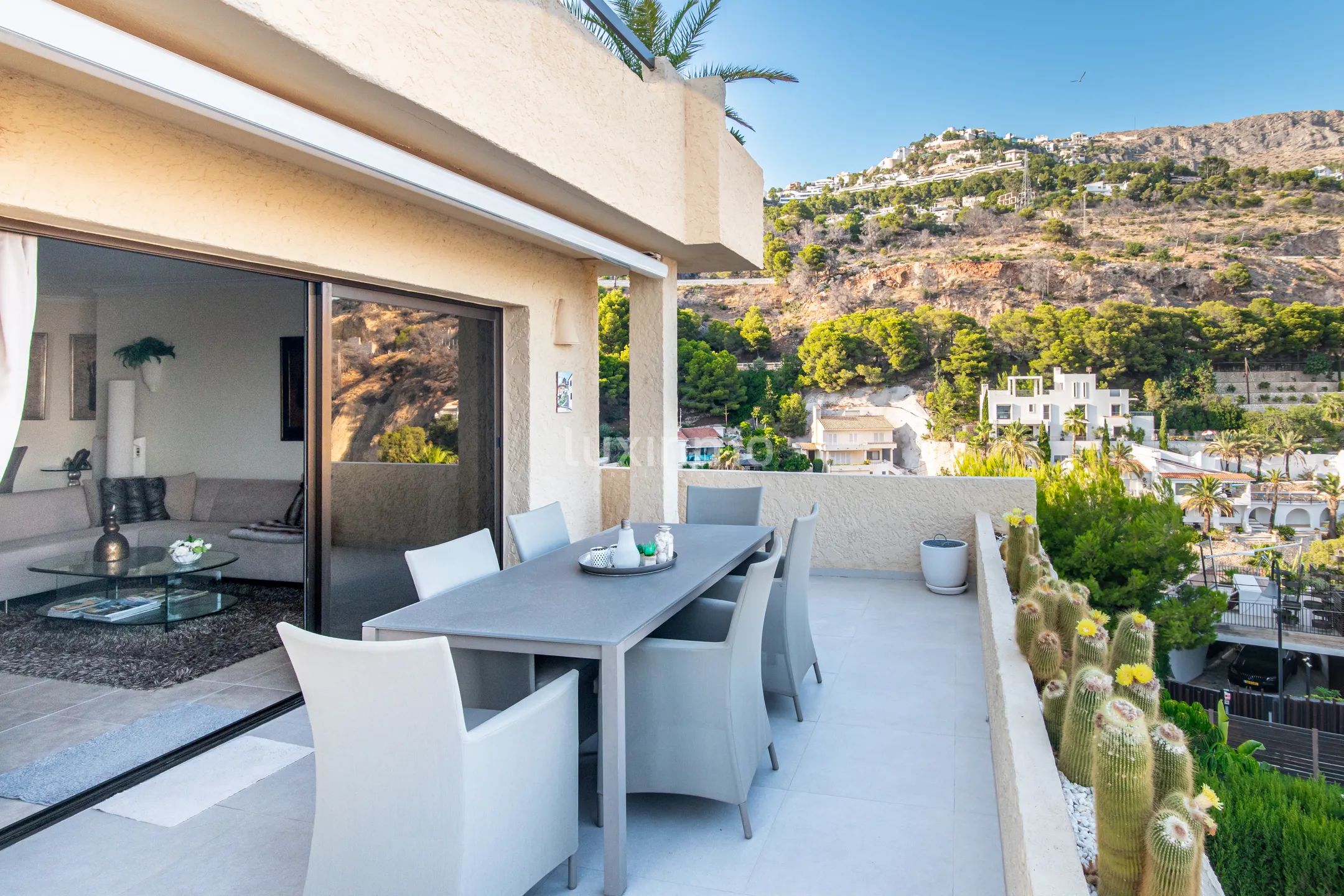 Mediterranean Apartment with Sea, Port and Mountain Views