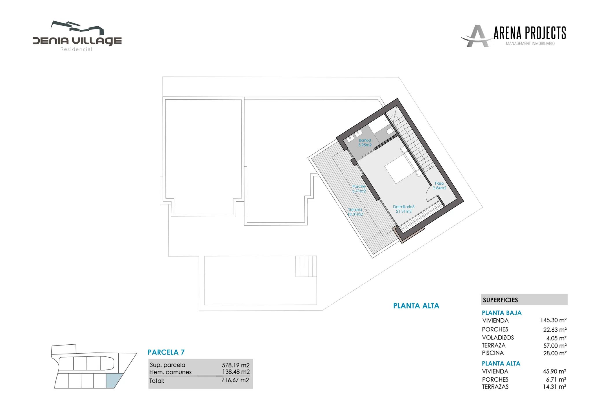 Modern Villa in Cedillo — Floor Plan 2