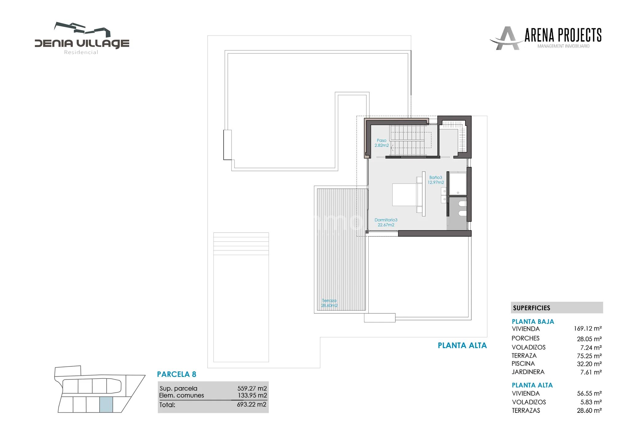 Modern Villa in Cedillo — Floor Plan 2