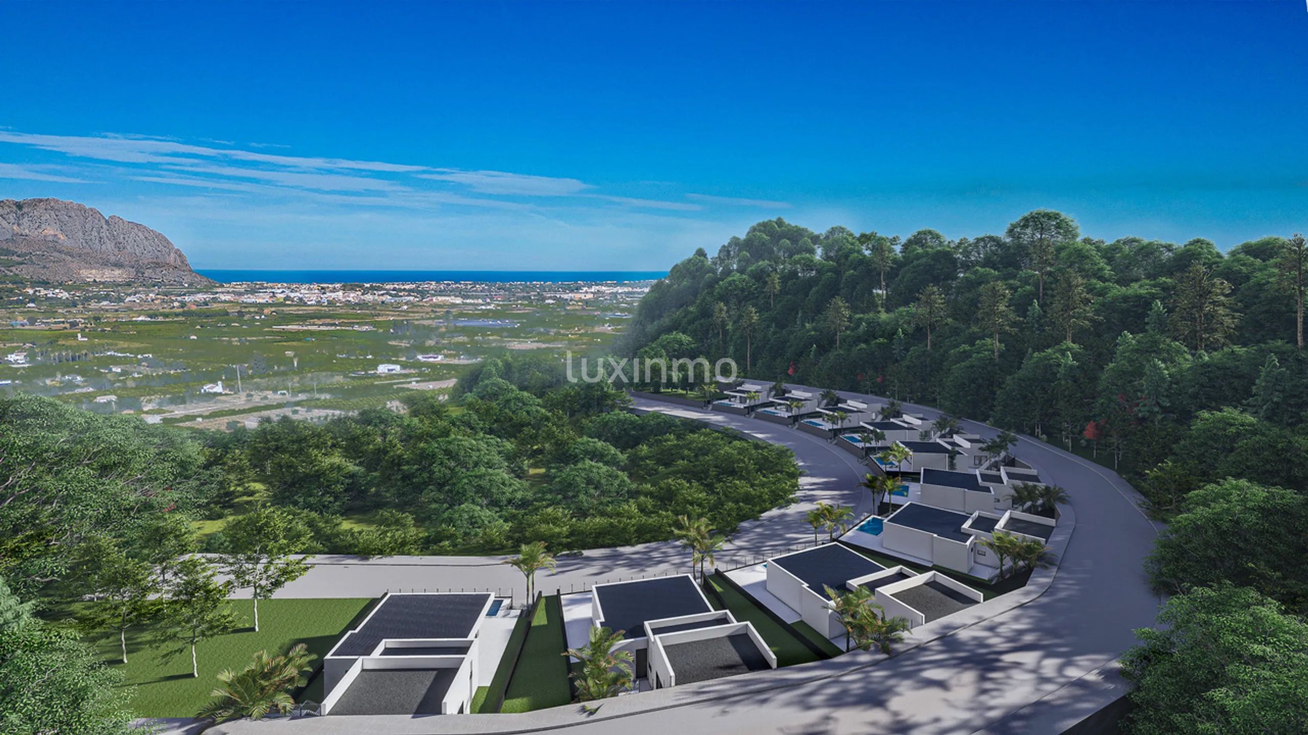 Modern detached villas for sale with panoramic sea and mountain views — photo 5