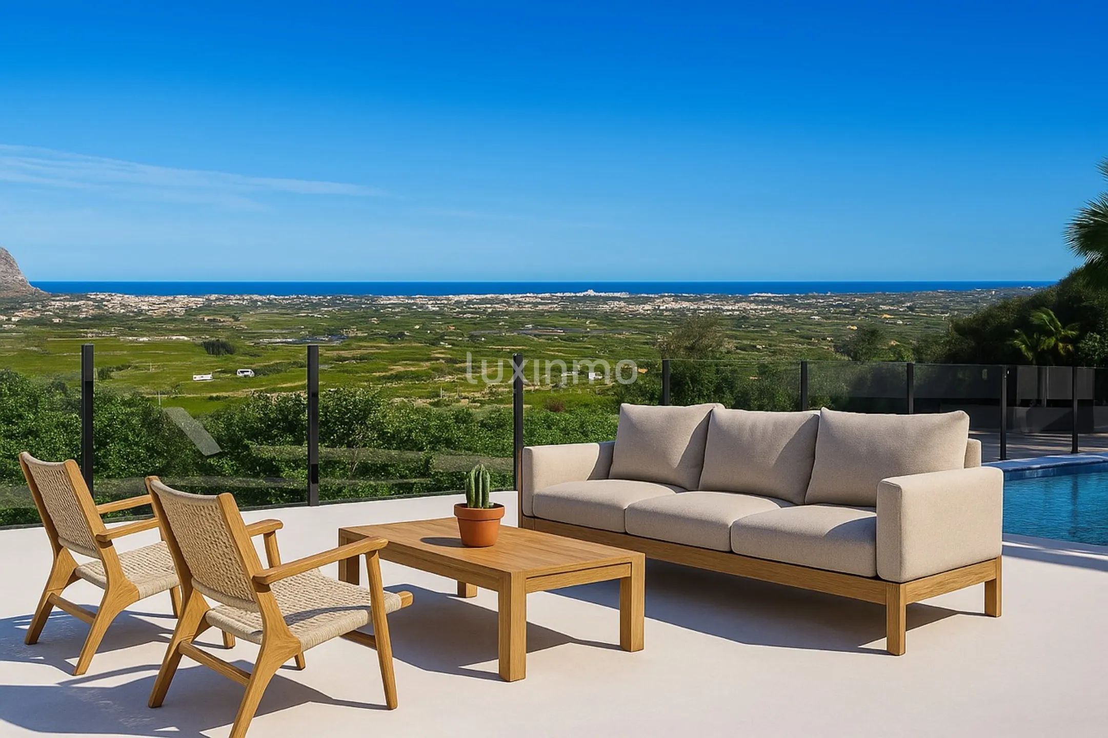 Modern detached villas for sale with panoramic sea and mountain views — photo 9