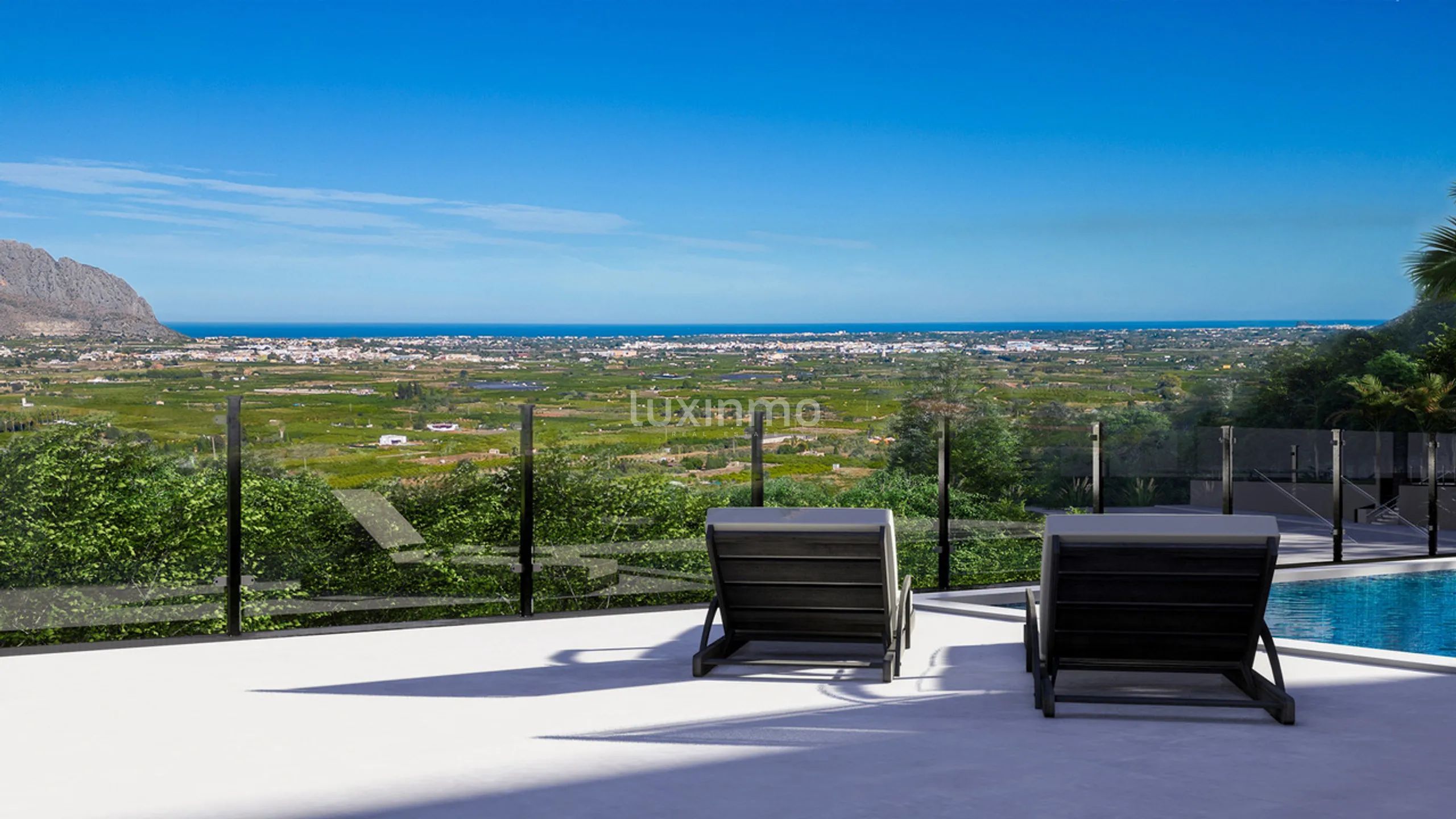 Modern detached villas for sale with panoramic sea and mountain views — photo 3