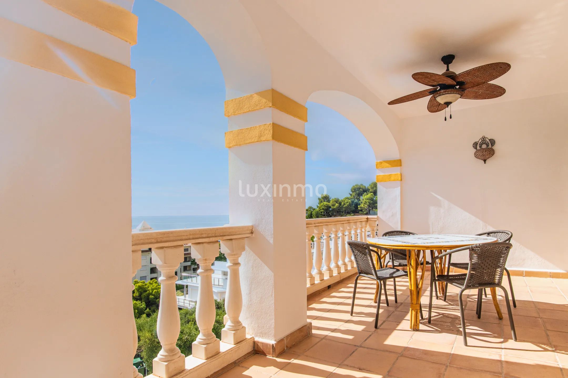 Appartement à louer avec vue sur la mer à Altea
