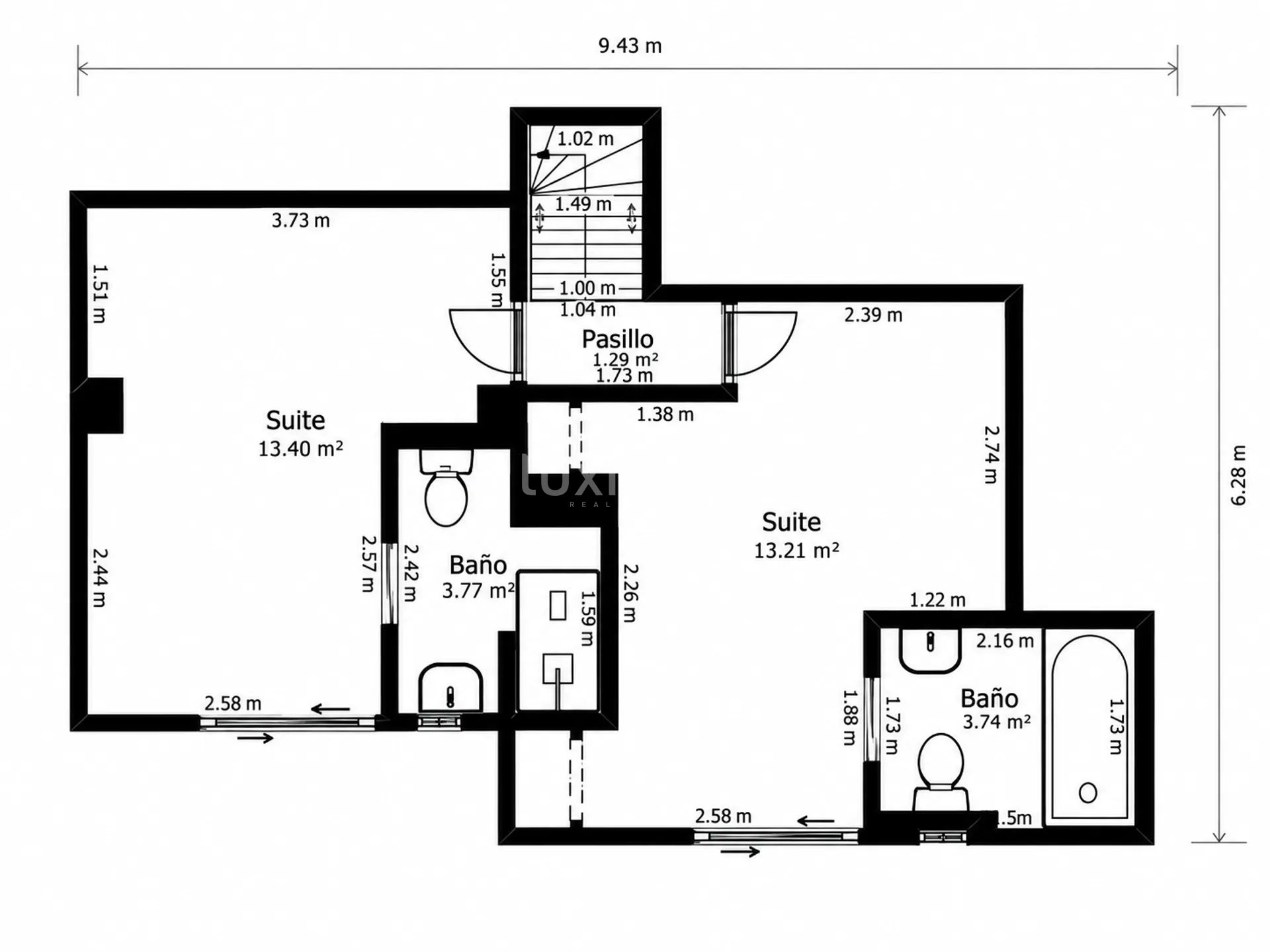 7-bedroom villa with sea views in Javea — Floor Plan 3