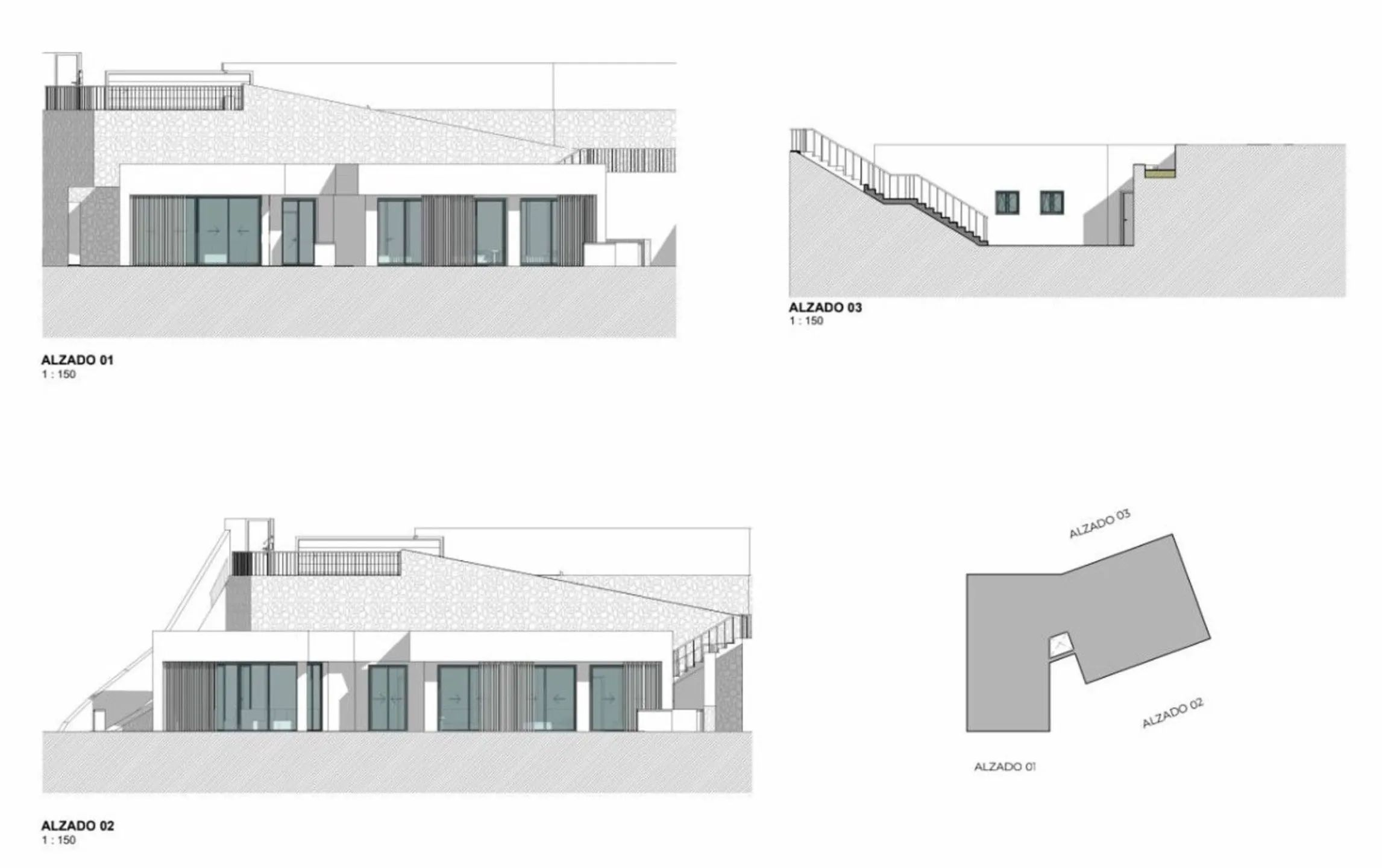 3 bedroom villa under construction in Pedrueger — Floor Plan 4