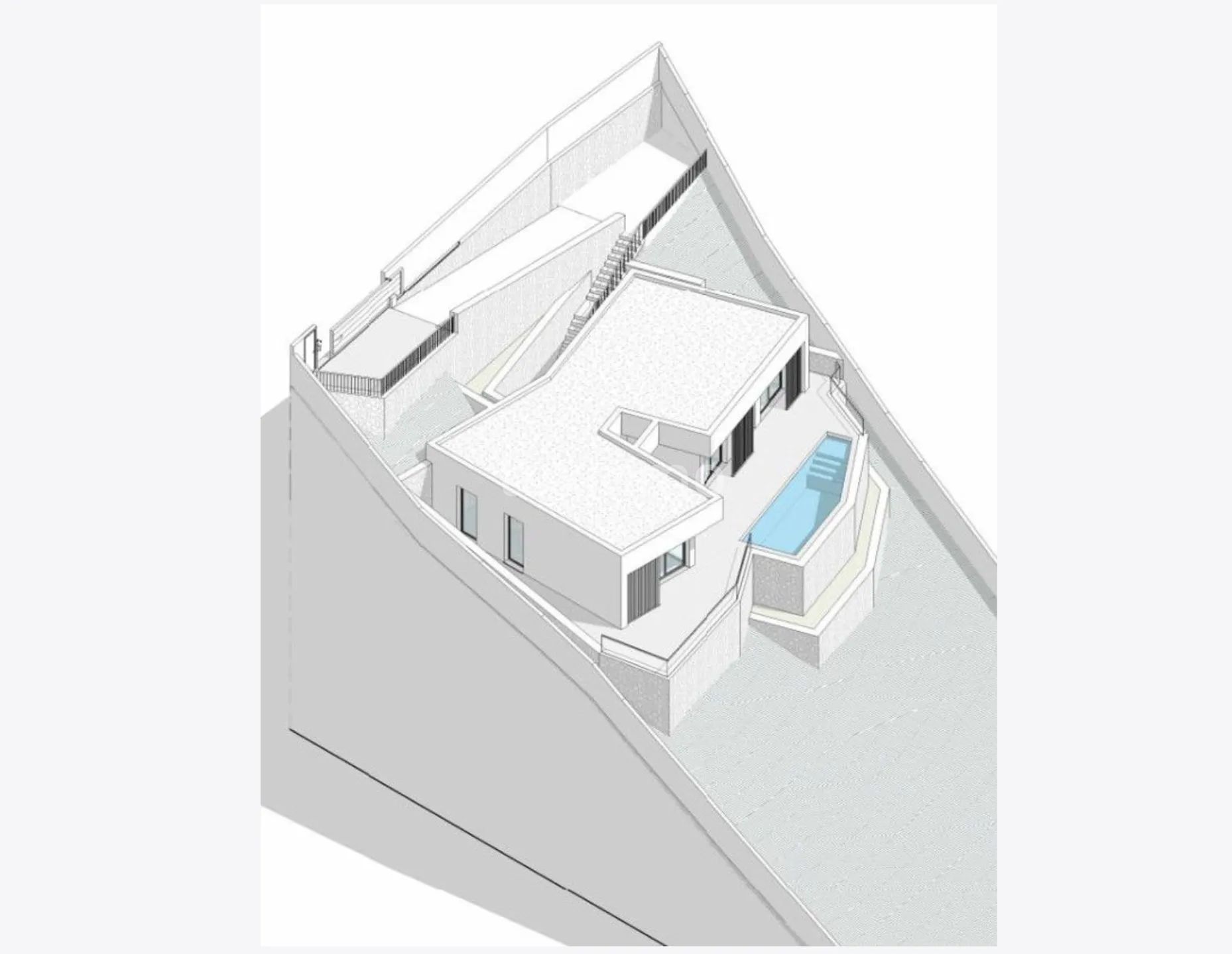 3 bedroom villa under construction in Pedrueger — Floor Plan 2