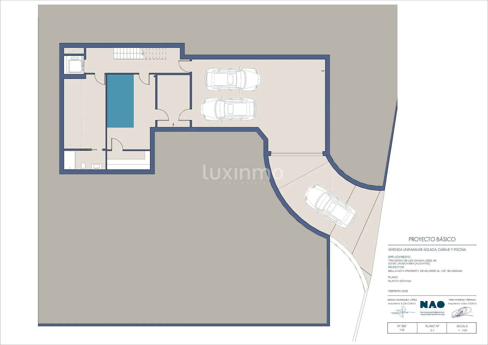 Modern detached house in Cansalades — Floor Plan 1