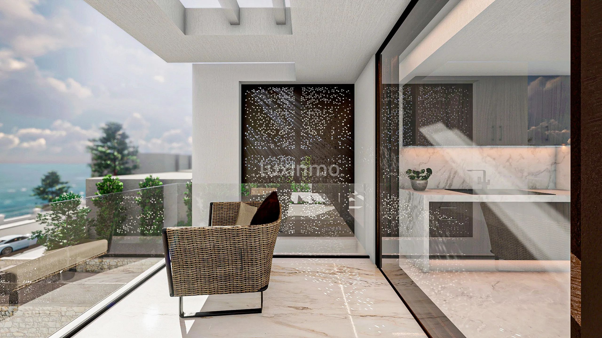 Moderno apartamento con terraza en L´Olla, Altea — photo 5