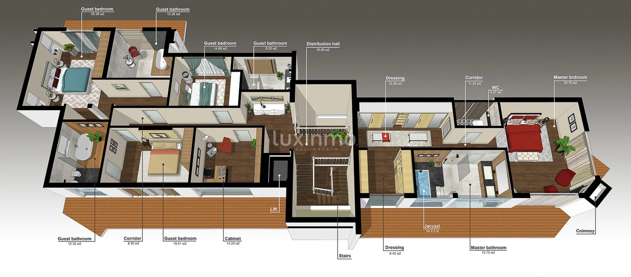 Exquisite villa with breathtaking views in the Sierra Altea — Floor Plan 2