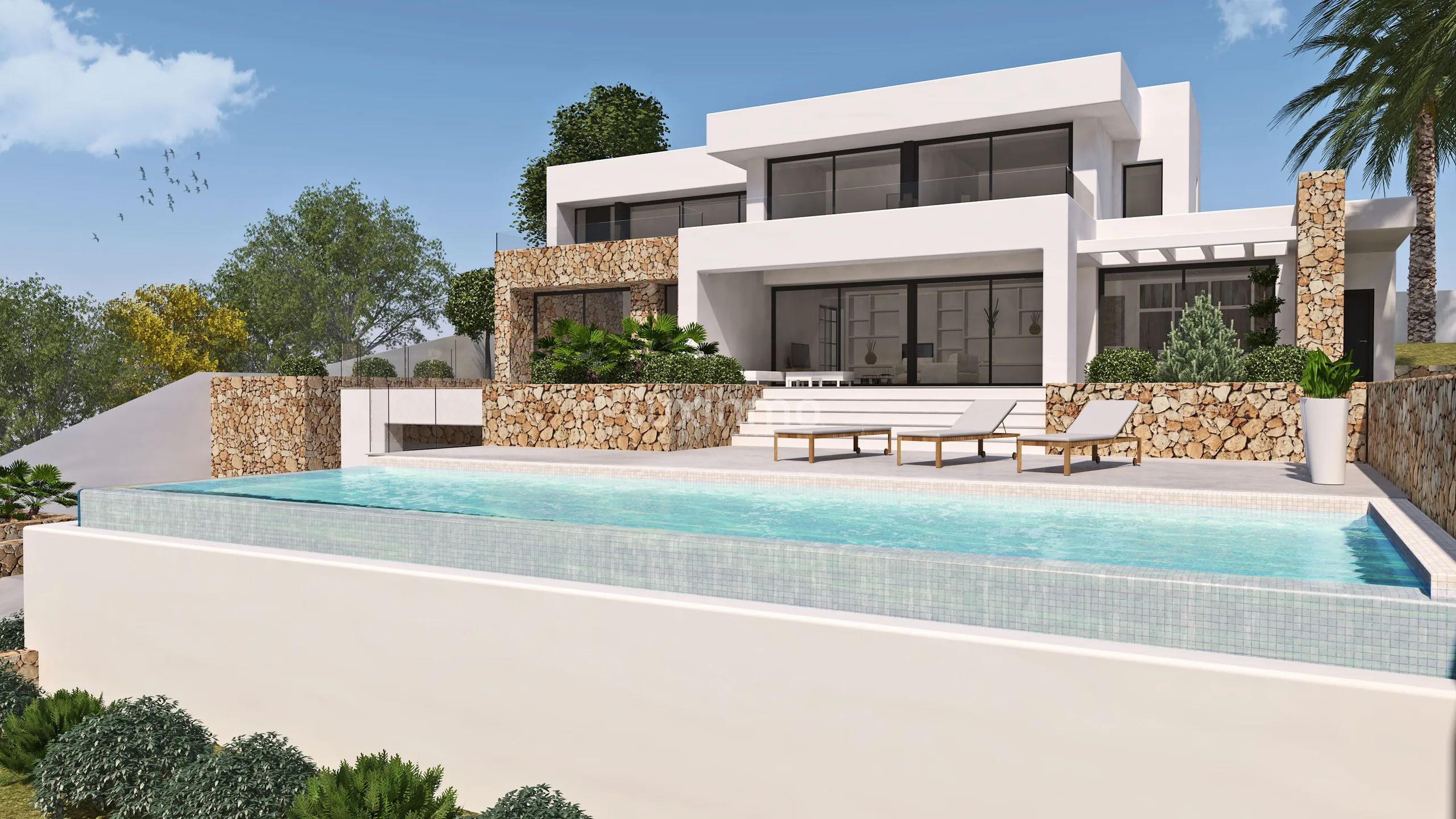 Na sprzedaż przestronna i nowoczesna nowo wybudowana willa w Moraira — photo 1