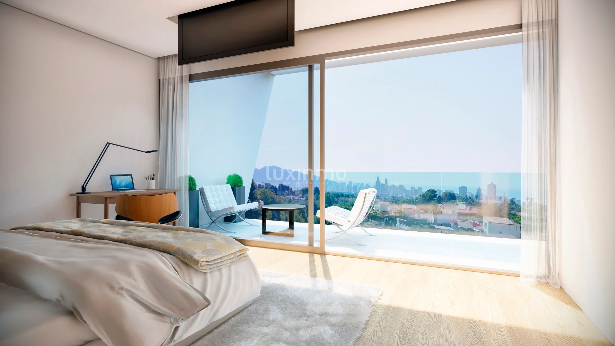 Till salu ny Villa med panoramautsikt över havet i Puerta de Hierro — photo 15