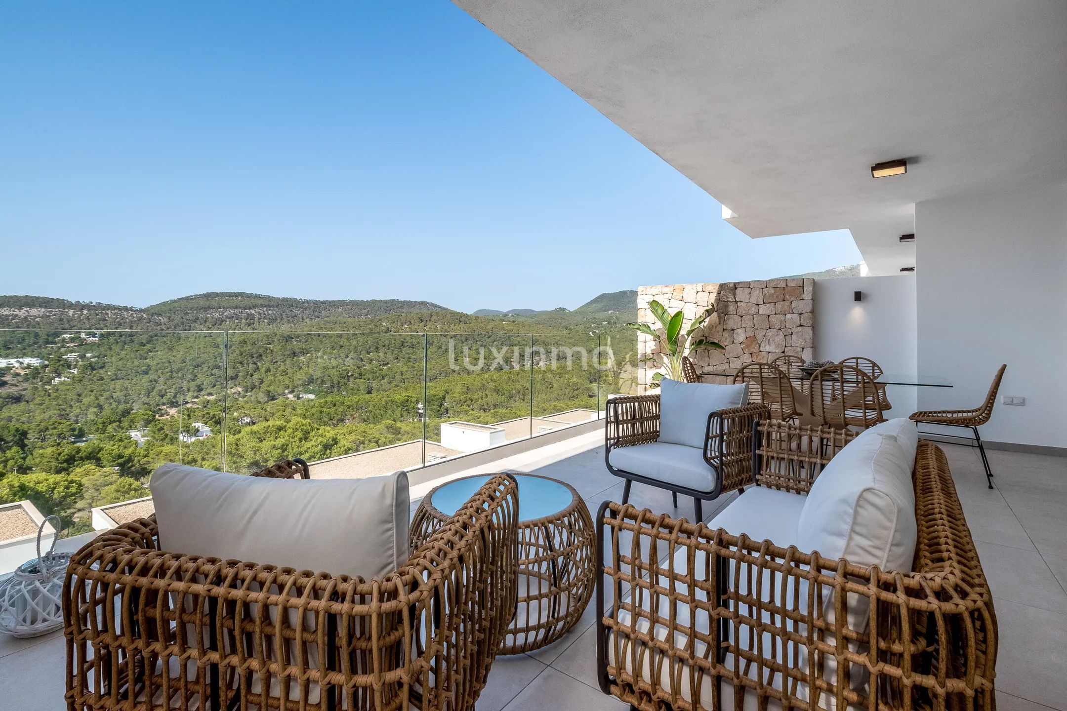 Toppleilighet i to etasjer med havutsikt til salgs i Cala Vadella — photo 8