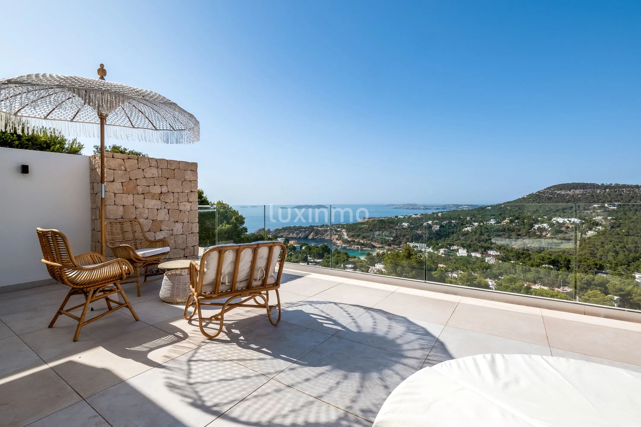 Toppleilighet i to etasjer med havutsikt til salgs i Cala Vadella — photo 17