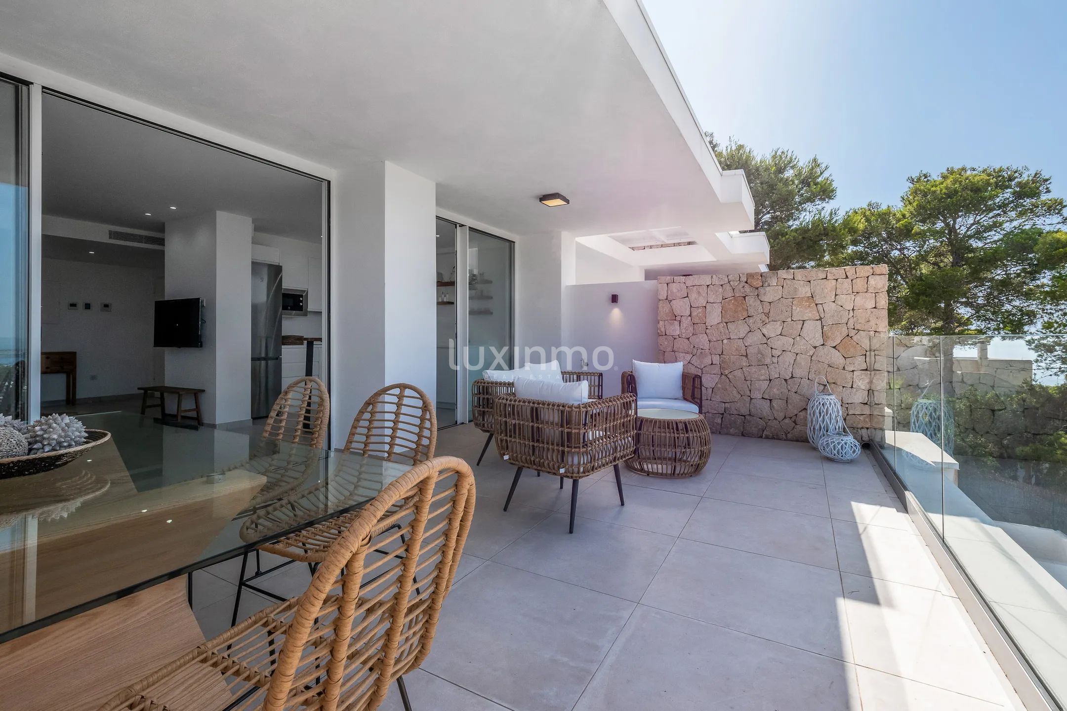 Toppleilighet i to etasjer med havutsikt til salgs i Cala Vadella — photo 11