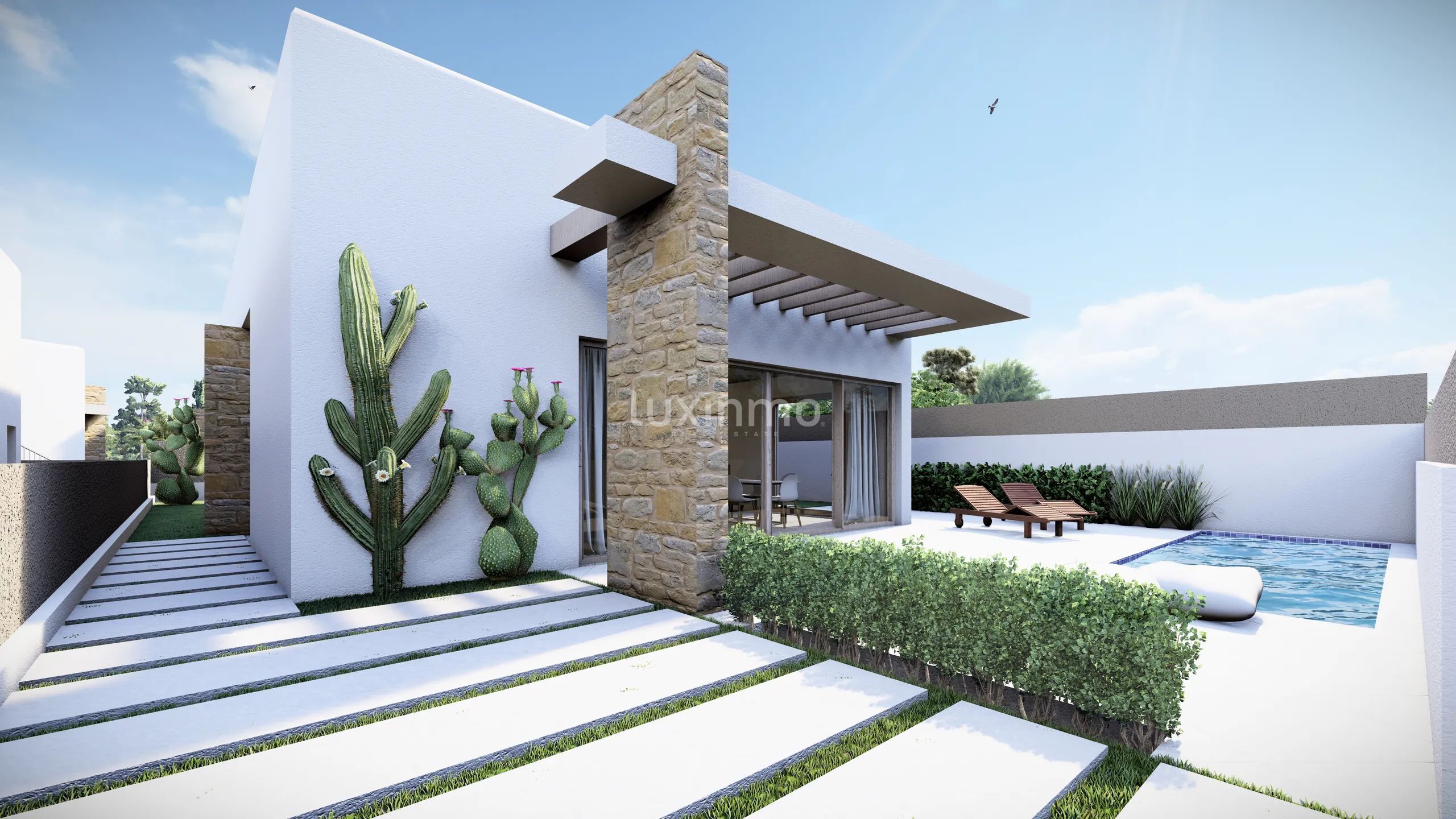 Stunning Ibiza Style New Build Villa in San Miguel de Salinas — photo 1
