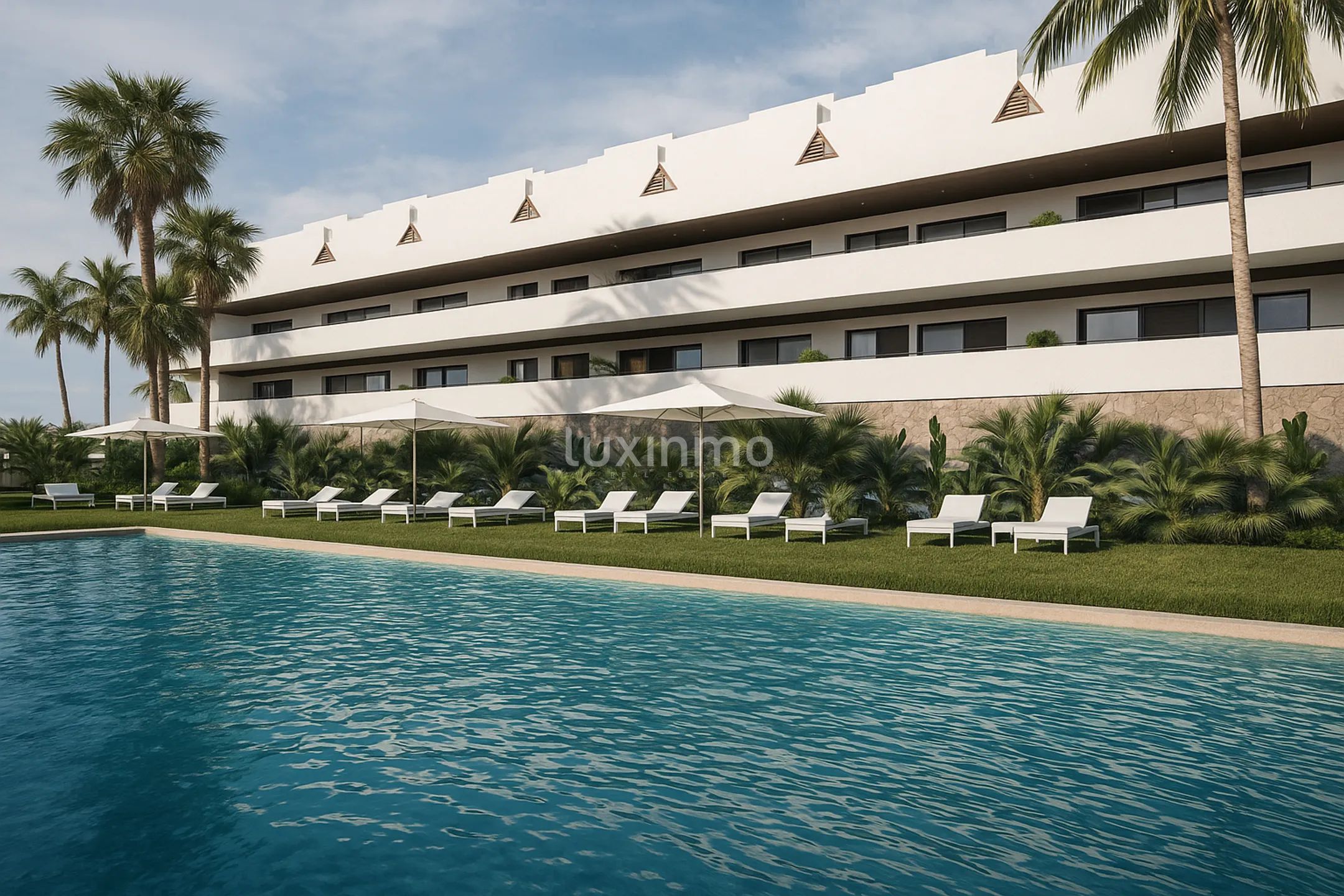 Nowoczesny penthouse z pięknym widokiem w Finestrat, w budowie