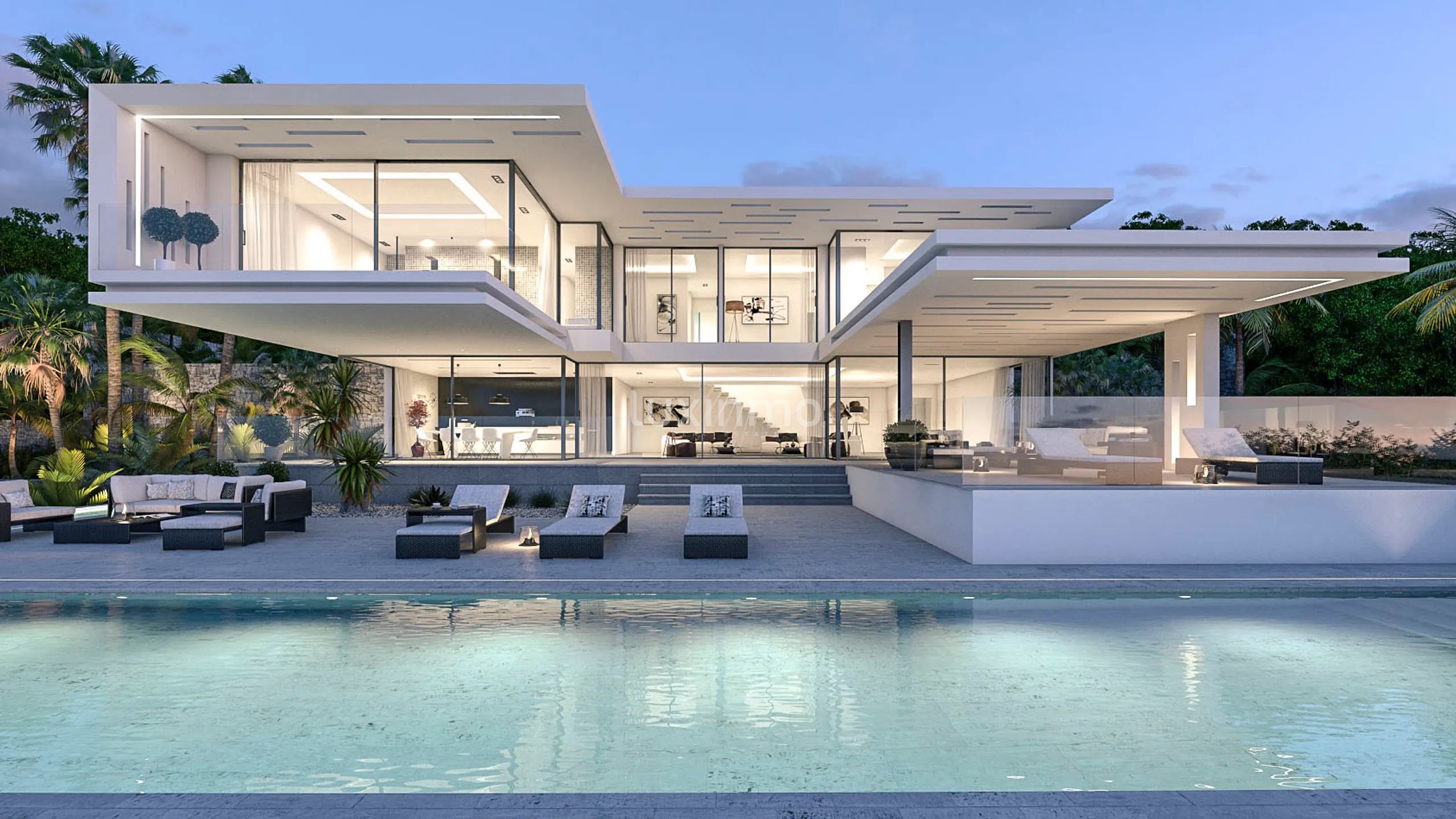 New project of luxury villa in first sea line for sale in Granadella, Javea — photo 1